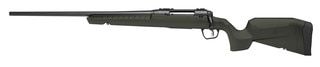 Synthetic green bolt action rifle.